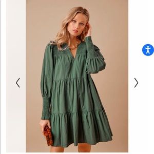 Jaguar Green Ceci Dress